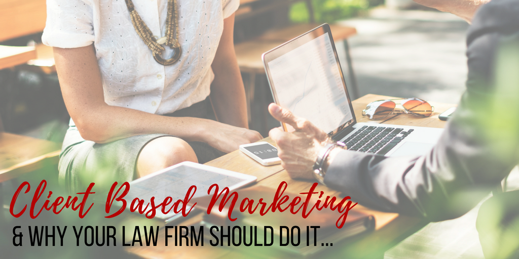 Law firm client-based marketing meeting outdoors