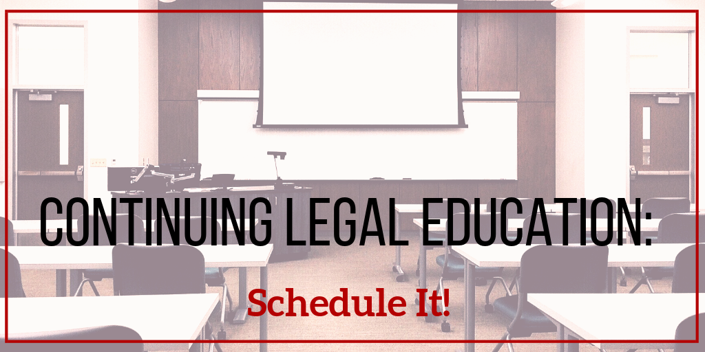 Empty classroom with projector for legal education