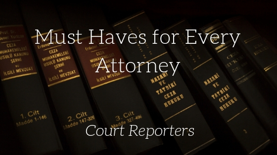 Law books and Court Reporters headline